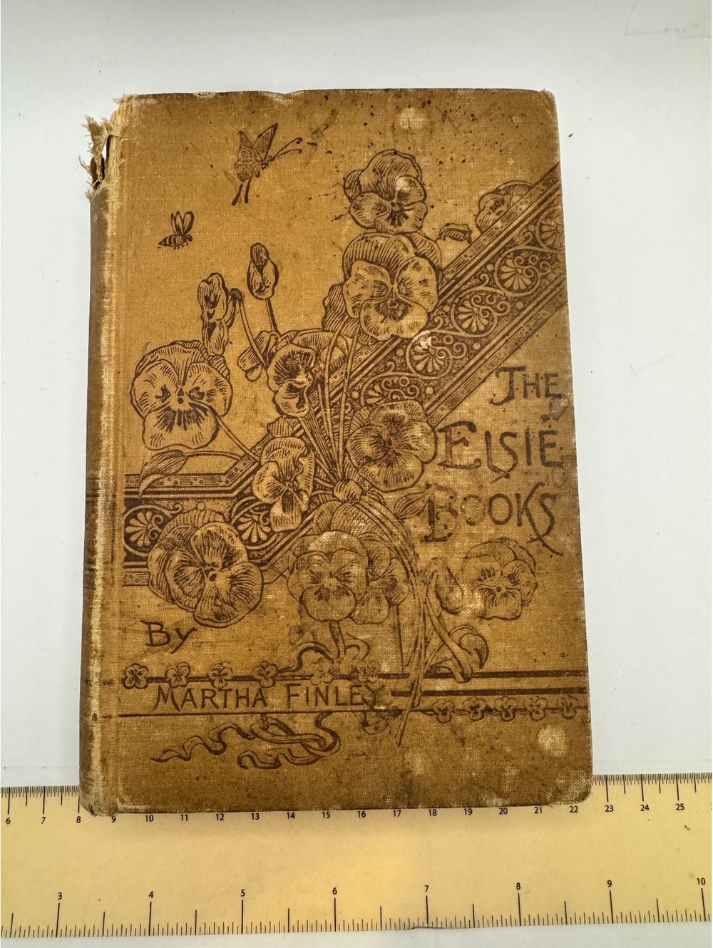 The Two Elsies by Martha Finley - Vintage 1885 Hardcover Book